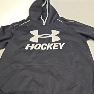 Under Armour Black Hoodie with White Logo